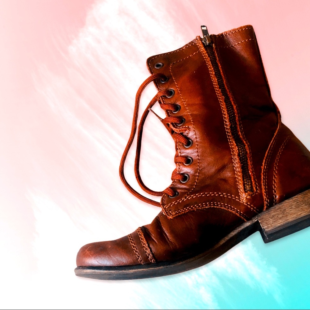 Steve Madden all leather woman’s size 9 Troopa boots